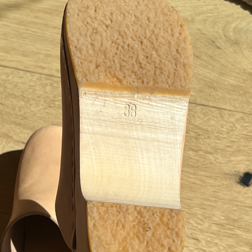 Bryr Clogs Natural Worker Clog Size 38 (7.5-8) - image 3